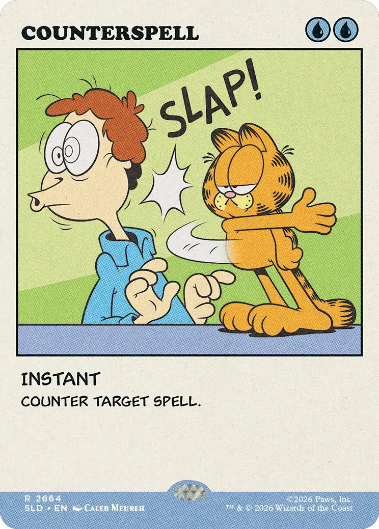 Counterspell (Secret Lair, Garfield)