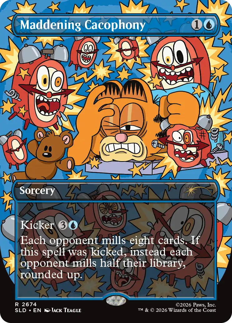 Maddening Cacophony (Secret Lair, Garfield)