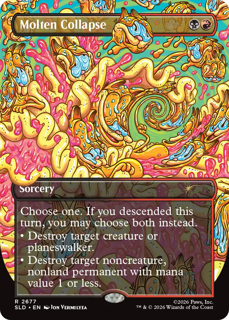 Molten Collapse (Secret Lair, Garfield)