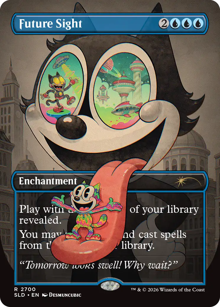Future Sight (Secret Lair, Felix the Cat)