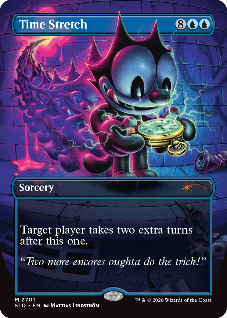Time Stretch (Secret Lair, Felix the Cat)