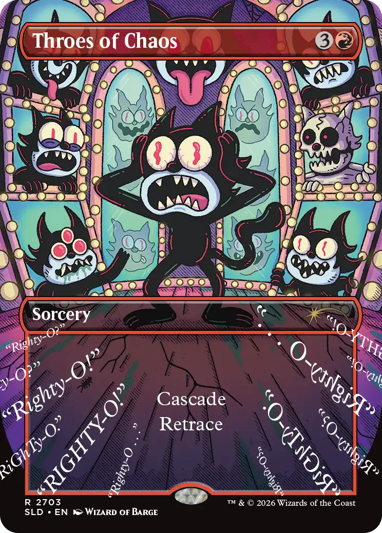Throes of Chaos (Secret Lair, Felix the Cat)