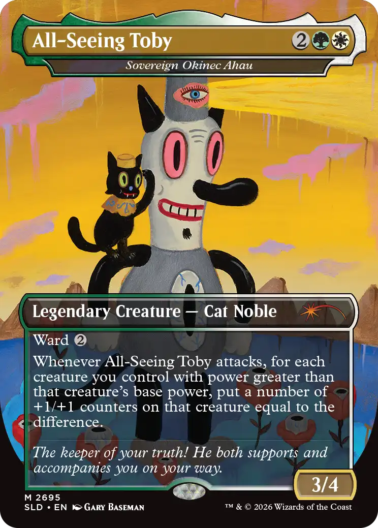 Sovereign Okinec Ahau als „All-Seeing Toby" (Secret Lair)