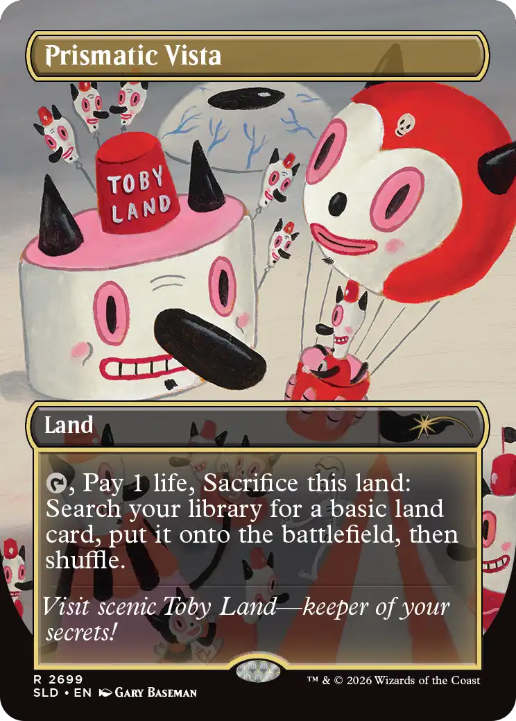 Prismatic Vista (Secret Lair, Gary Baseman)