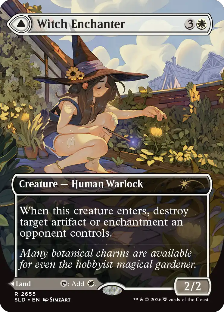 Witch Enchanter — Vorderseite (Secret Lair, SimzArt)