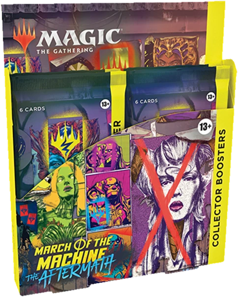 Das Collector Display von MOM: The Aftermath — 12 Booster à 6 Karten