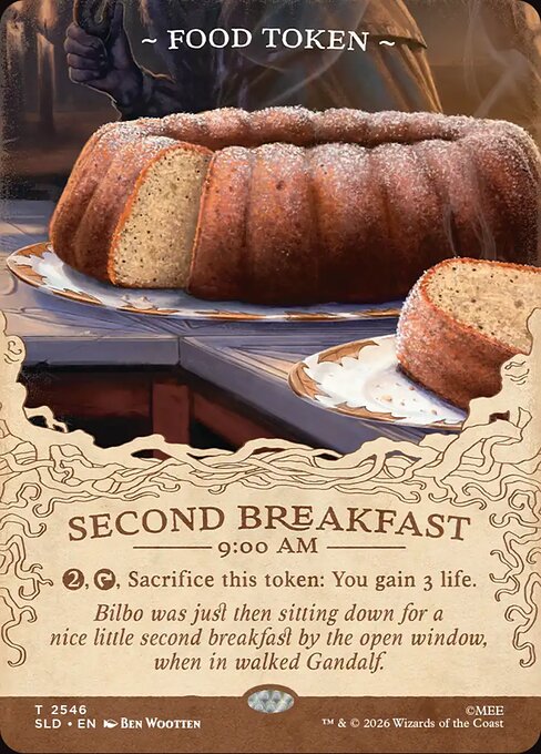 Second Breakfast 9:00 AM — Food Token