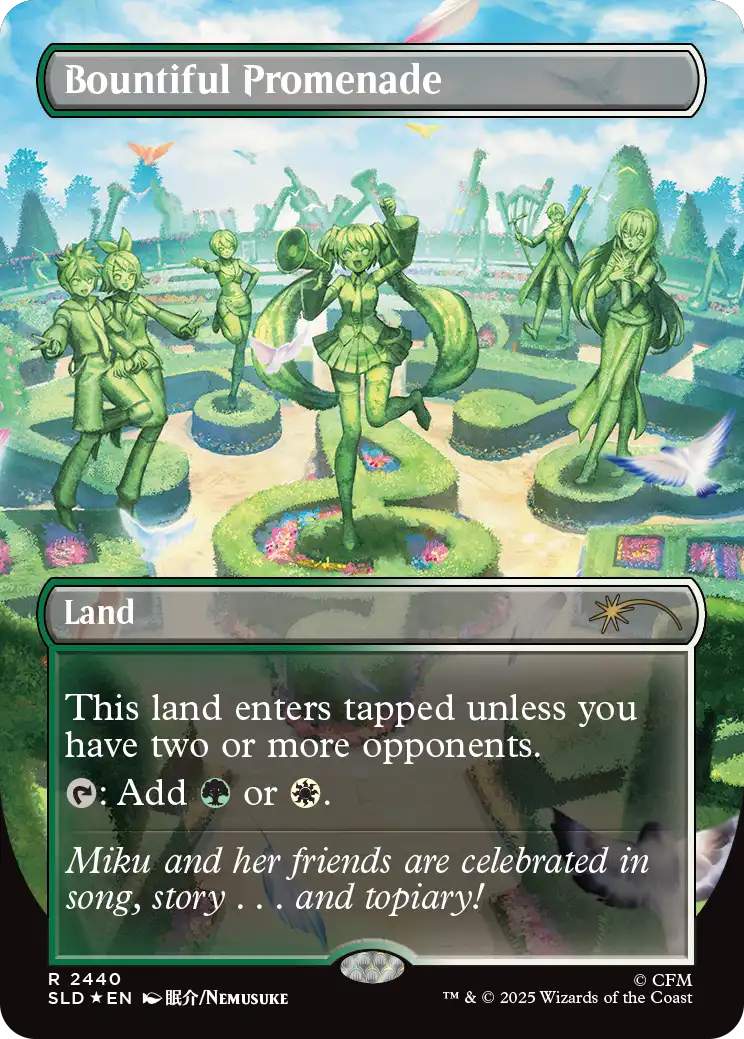 Bountiful Promenade im randlosen Miku-Artwork