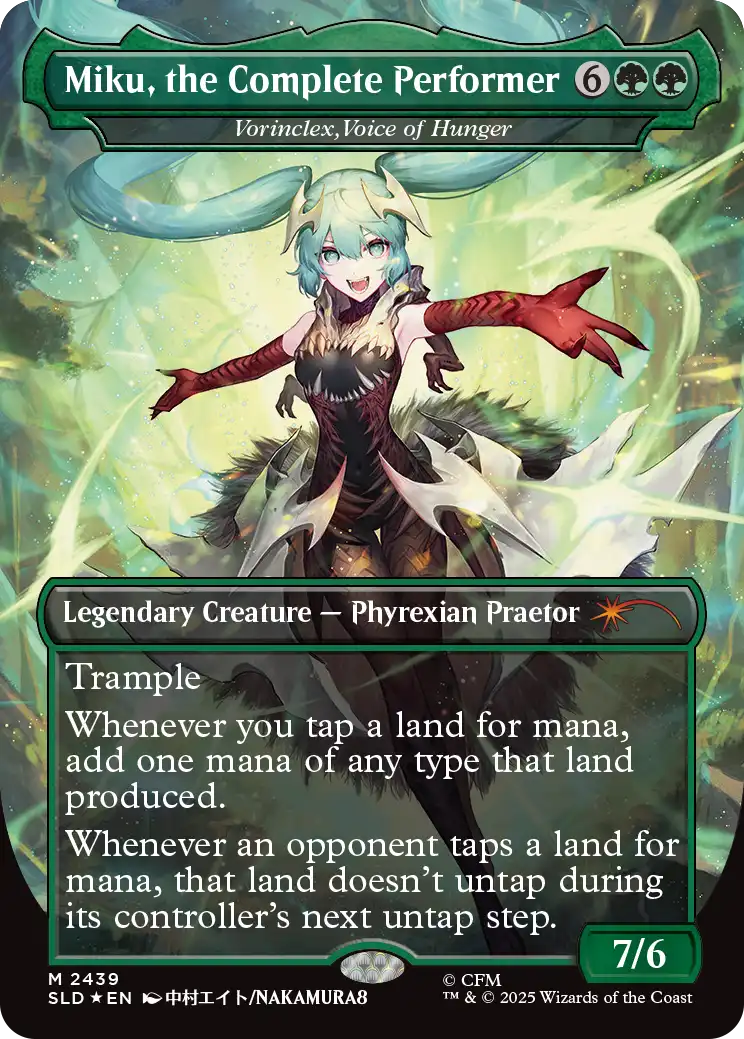 Vorinclex, Voice of Hunger als Miku, the Complete Performer — randloses Miku-Artwork