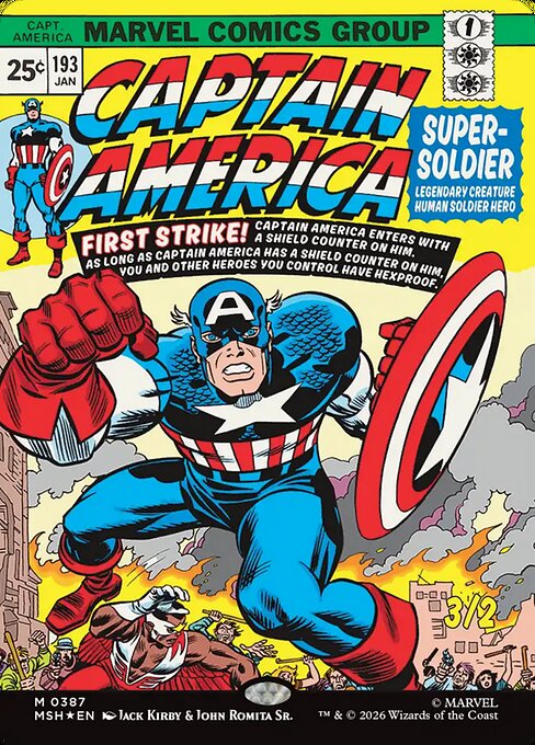 Captain America, Super-Soldier (Booster-Fun, Marvel Super Heroes)