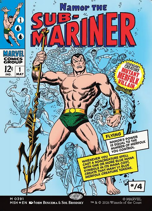 Namor the Sub-Mariner (Booster-Fun, Foil)