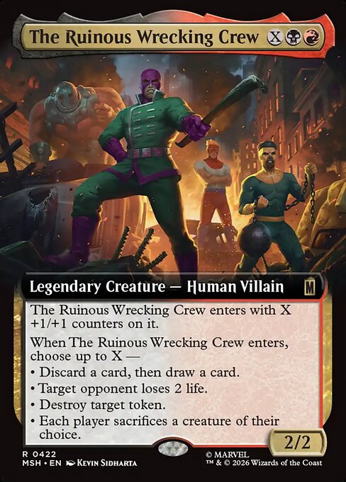 The Ruinous Wrecking Crew (Booster-Fun, Marvel Super Heroes)