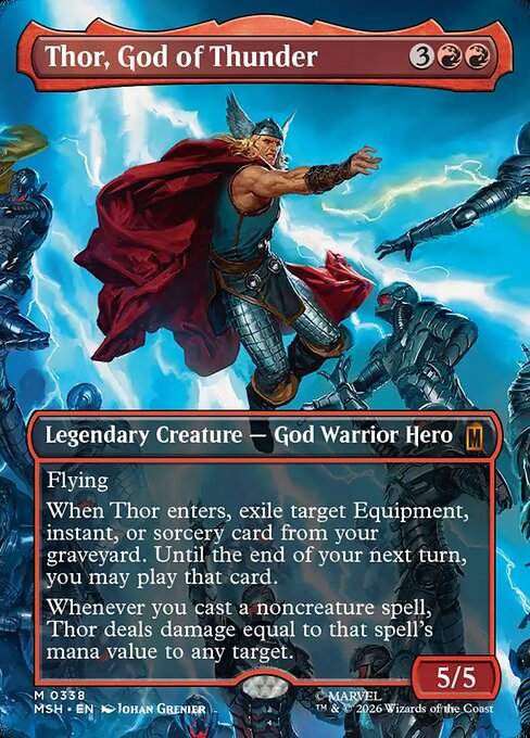 Thor, God of Thunder (Marvel Super Heroes, Foil)