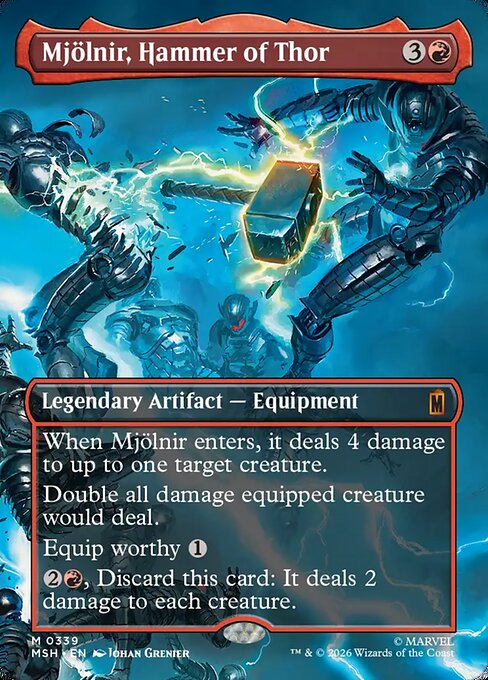 Mjölnir, Hammer of Thor (Marvel Super Heroes, Foil)
